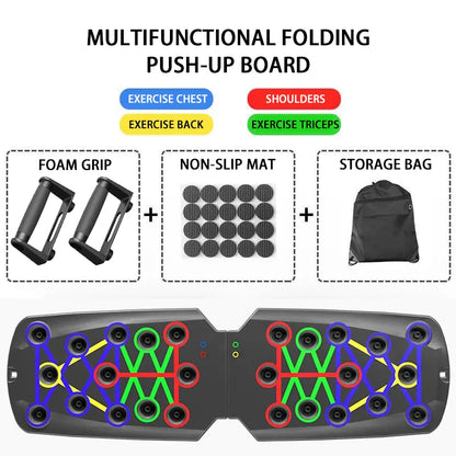 Folding Push-Up Board Chest Expansion 