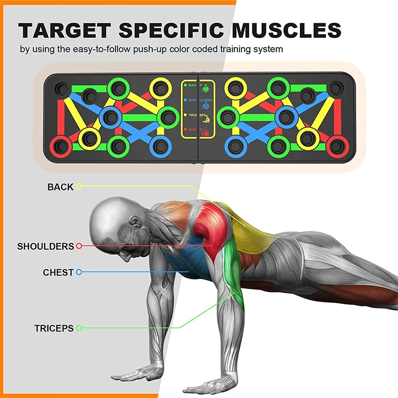 Folding Push-Up Board Chest Expansion 