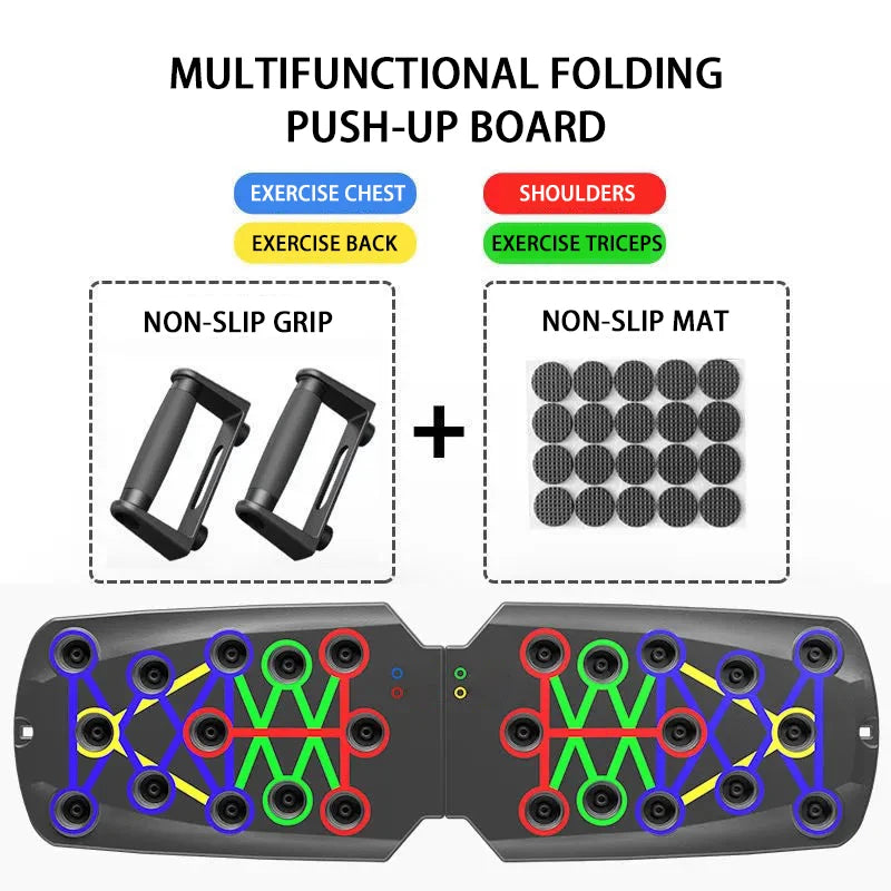 Folding Push-Up Board Chest Expansion 