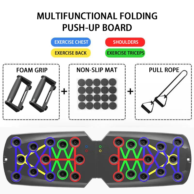 Folding Push-Up Board Chest Expansion 